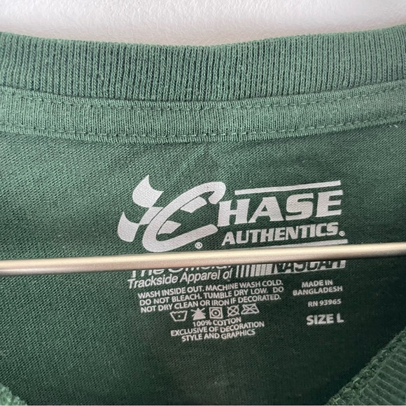 Dale Earnhardt Jr. #88 Chase Authentics Green T-Shirt Size Large - Picture 5 of 6